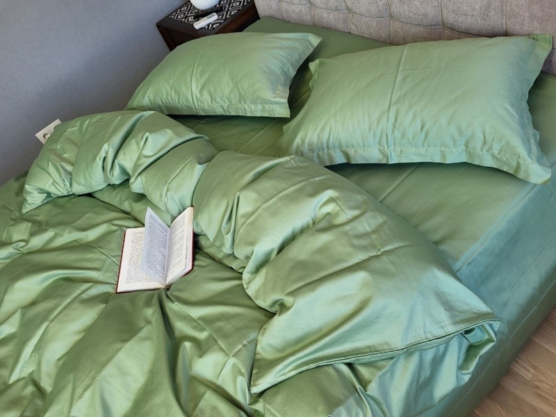 Комплект постельного белья FRESH GREENS, Turkish satin - изображение 6