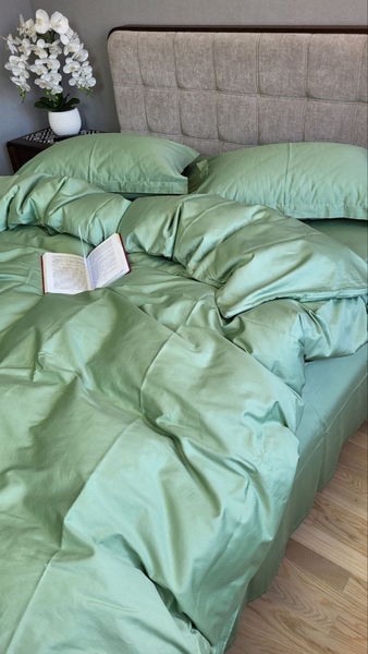 Комплект постельного белья FRESH GREENS, Turkish satin - изображение 9