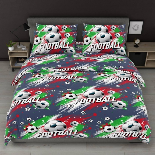 Комплект постельного белья Футбол, FOOTBALL, бязь, для мальчика, с мячами - изображение 1