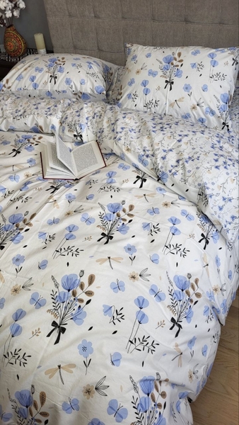 Комплект постільної білизни Блакить, cotton - зображення 10
