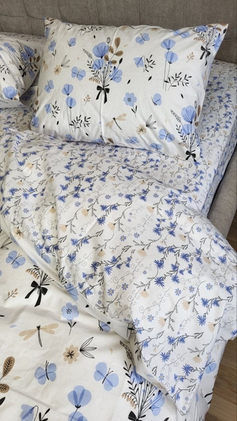 Комплект постільної білизни Блакить, cotton - зображення 4
