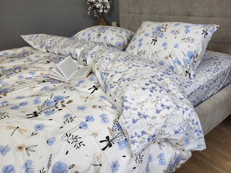 Комплект постільної білизни Блакить, cotton - зображення 9