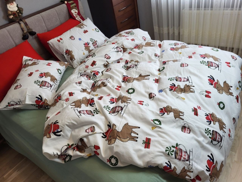 Комплект постільної білизни Гостинці, Turkish flannel - зображення 2