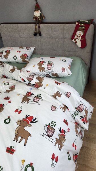 Комплект постільної білизни Гостинці, Turkish flannel - зображення 31