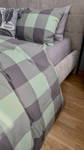 Комплект постільної білизни Варена бавовна Green KiltRock Gray, Washed Cotton - зображення 27