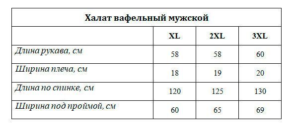 Gursan халат чоловiчий вафельний (krem 3XL) - зображення 3