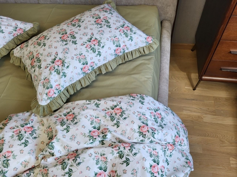 Комплект постільної білизни Каприз, cotton з рюшею - зображення 10