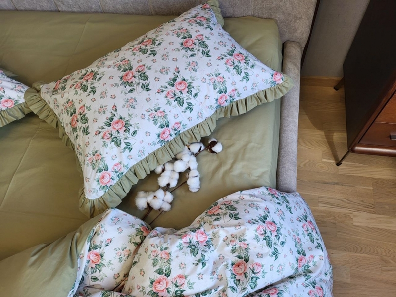 Комплект постільної білизни Каприз, cotton з рюшею - зображення 21