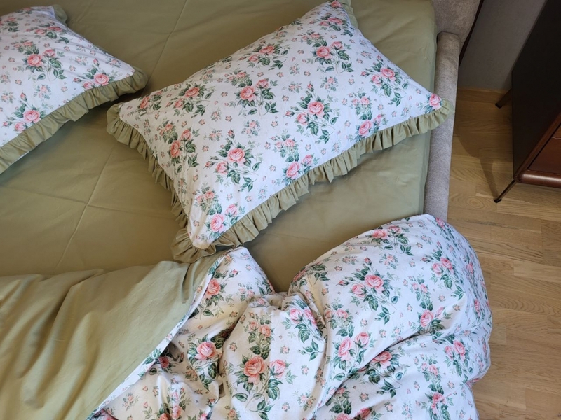 Комплект постільної білизни Каприз, cotton з рюшею - зображення 22