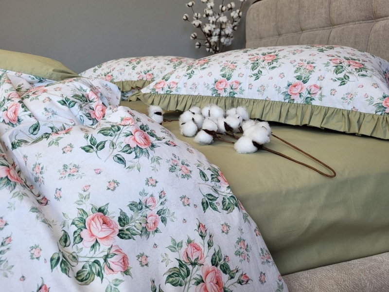 Комплект постільної білизни Каприз, cotton з рюшею - зображення 25