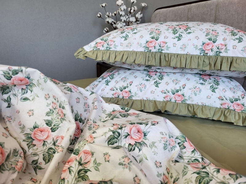 Комплект постільної білизни Каприз, cotton з рюшею - зображення 27