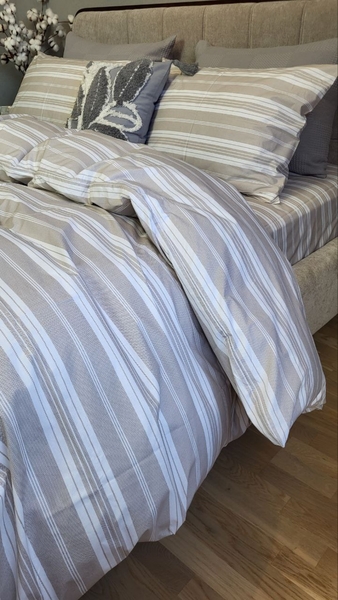 Комплект постельного белья Доминик бежевый Turkish Cotton 100% Хлопок Комфорт-текстиль - изображение 13