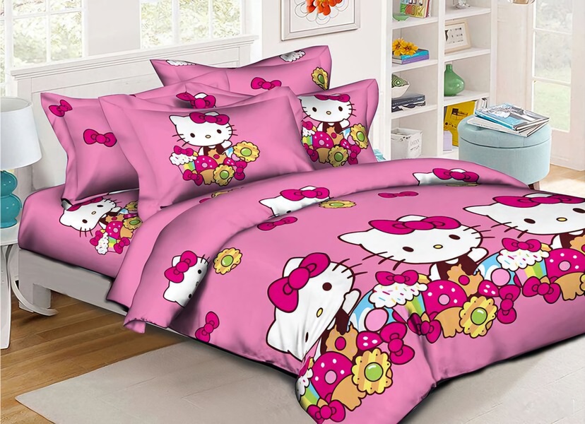 Комплект постельного белья Hello Kitty Sweet Dream, Sofia, подростковый, Ранфорс, СР-169Д - изображение 1