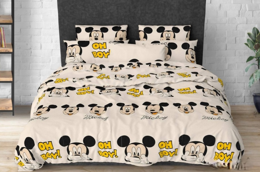 Комплект постельного белья Микки Маус, Mickey Mouse Дисней, Бязь Комфорт-текстиль - изображение 1