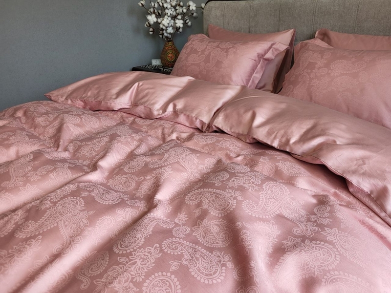 Комплект постельного белья Paisley Powder, Сатин JACQUARD, ТМ Комфорт-текстиль - изображение 13