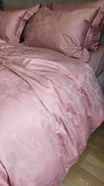 Комплект постельного белья Paisley Powder, Сатин JACQUARD, ТМ Комфорт-текстиль - изображение 4