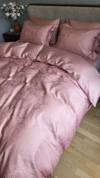 Комплект постельного белья Paisley Powder, Сатин JACQUARD, ТМ Комфорт-текстиль - изображение 7