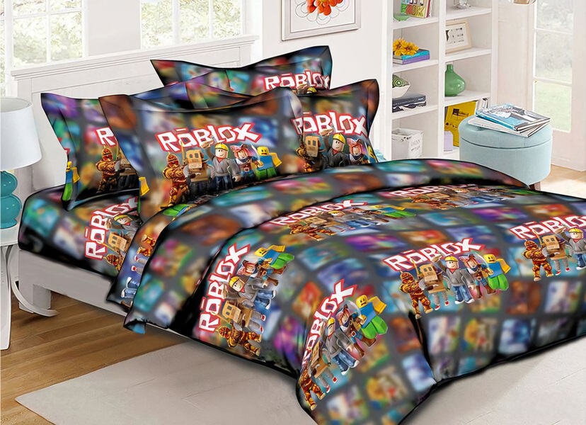 Комплект постельного белья Roblox Геймерский Хаос, Sofia, подростковый, Ранфорс, СР-166Д - изображение 1