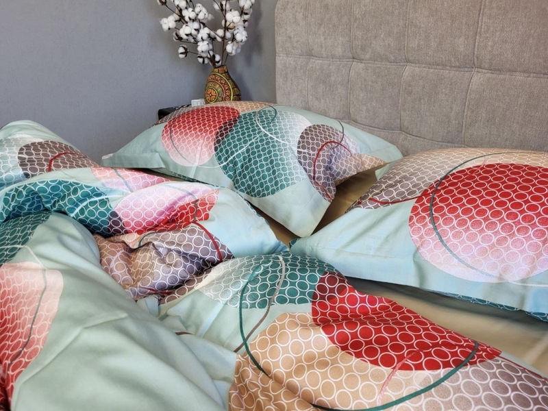 Комплект постельного белья Сатин PREMIUM, TOLEDO COLORFUL - изображение 3