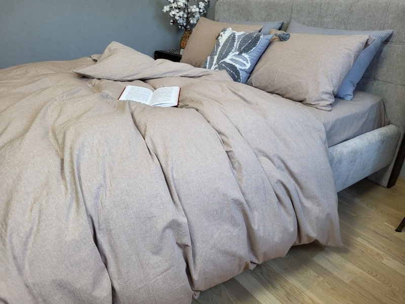 Комплект постельного белья Вареный хлопок, Anise Washed Cotton W1271 - изображение 5