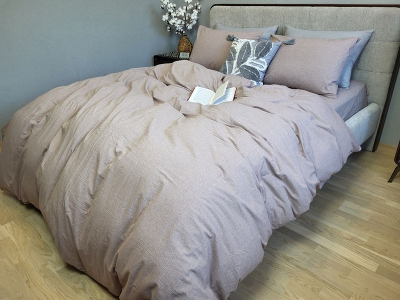Комплект постельного белья Вареный хлопок, Brownie Washed Cotton W1321 - изображение 8