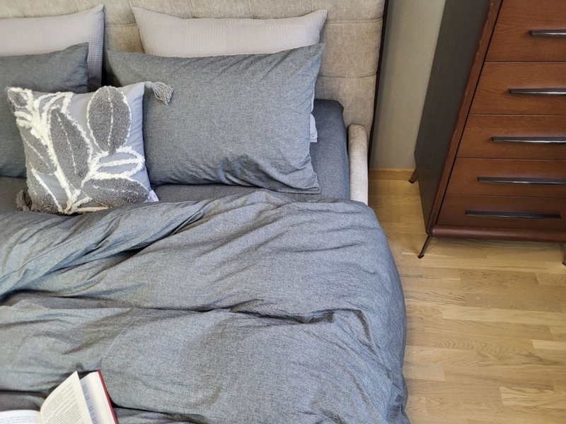 Комплект постільної білизни Варена бавовна, Graphite Washed Cotton W1141 - зображення 11