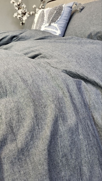 Комплект постільної білизни Варена бавовна, Graphite Washed Cotton W1141 - зображення 8