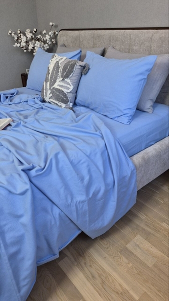 Комплект постільної білизни Блакитний берег Turkish Flannel S143 - зображення 8