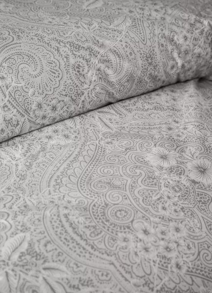 Комплект постільної білизни Richman Grey First Choice Ранфорс Сімейний з орнаментом - зображення 2