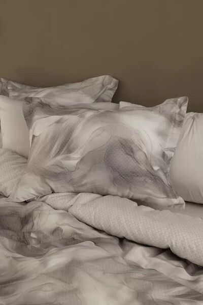 Комплект постільної білизни Ruska Beige First Choice Сатин Євро абстрактний - зображення 3