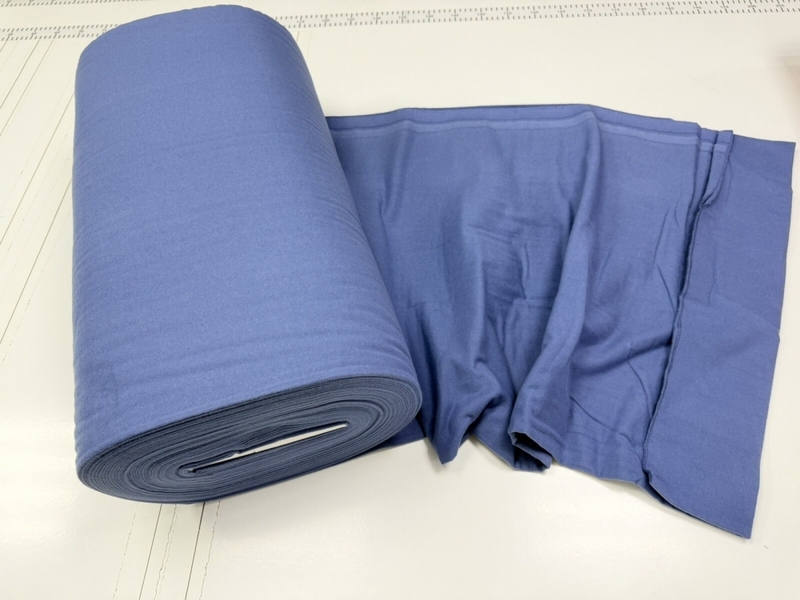 Комплект постільної білизни Синій Turkish Flannel однотонний S199 - зображення 9