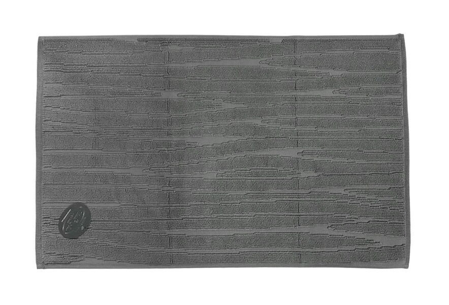Килимок для нiг Gursan Cotton 50x80 бавовняний поштучно Stripe сірий - зображення 1