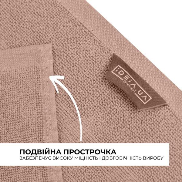 Коврик для ног в ванную комнату, 50 x 70 см, плотность 700 гм2, бежевый с ножками, ТМ IDEIA - изображение 6