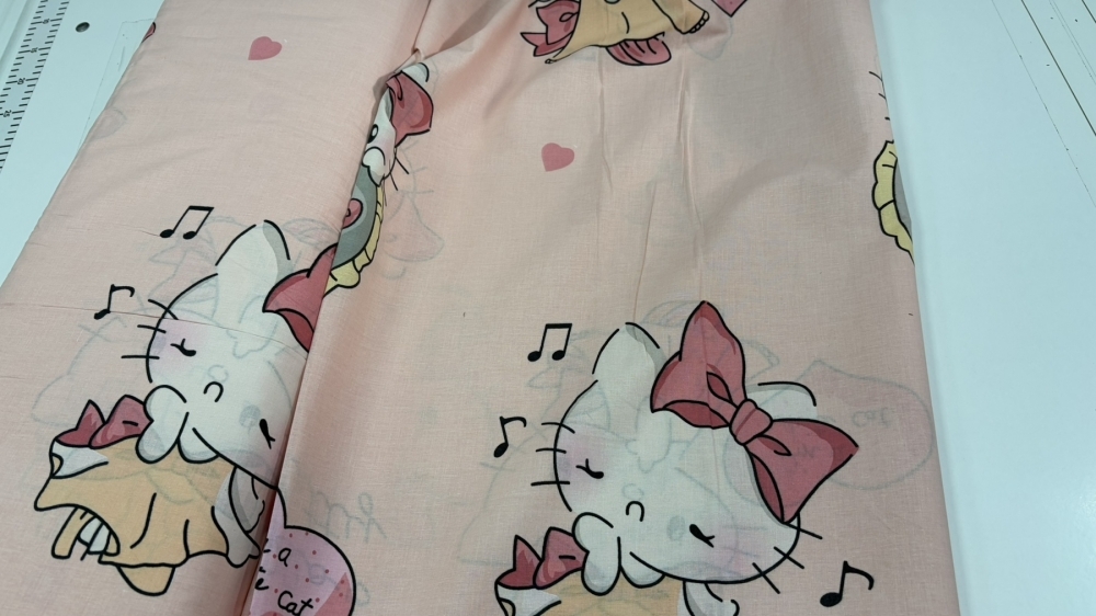 Комплект постільної білизни Hello Kitty Комфорт-текстиль, бязь, пудра, рожевий - зображення 2