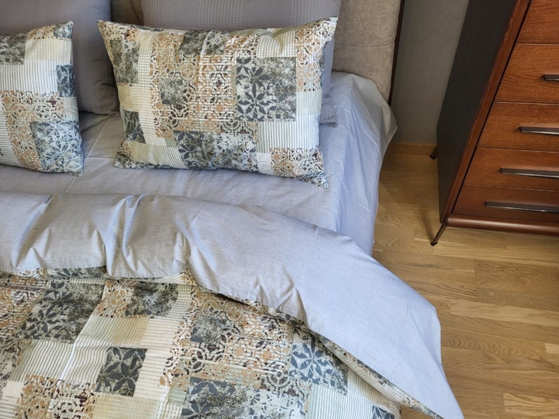 Комплект постільної білизни Квадро, cotton - зображення 14