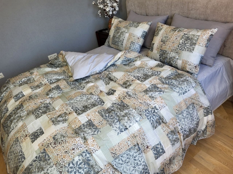Комплект постільної білизни Квадро, cotton - зображення 15