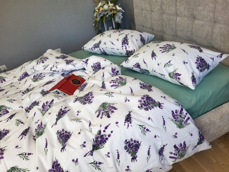 Комплект постільної білизни Лавандин/полин, Turkish flannel - зображення 11