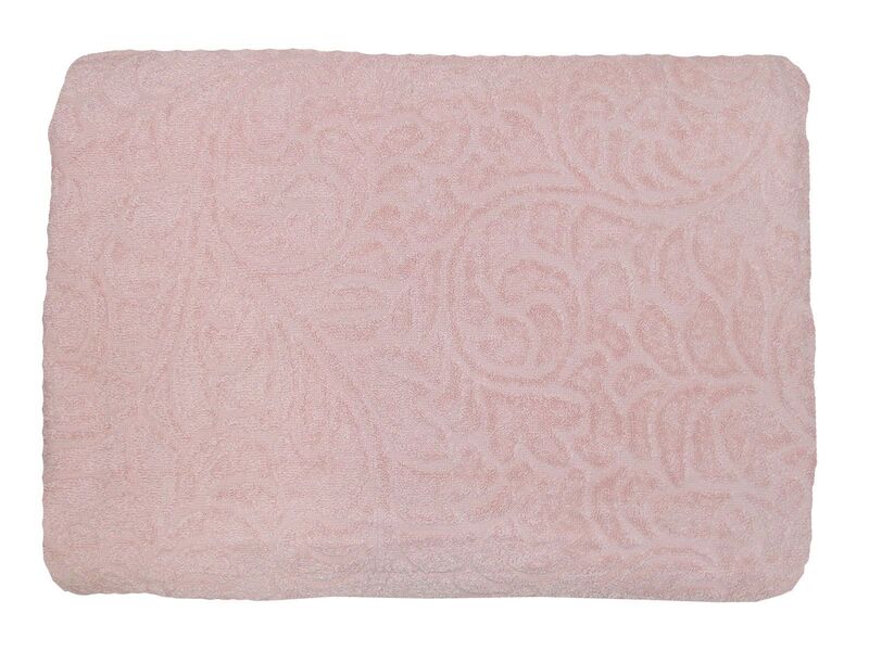 Простирадло махрове Parisa 400 полуторне 150 x 200 см., J-079 - N01 рожево-бежеве, ТМ Parisa Home Узбекистан - зображення 1