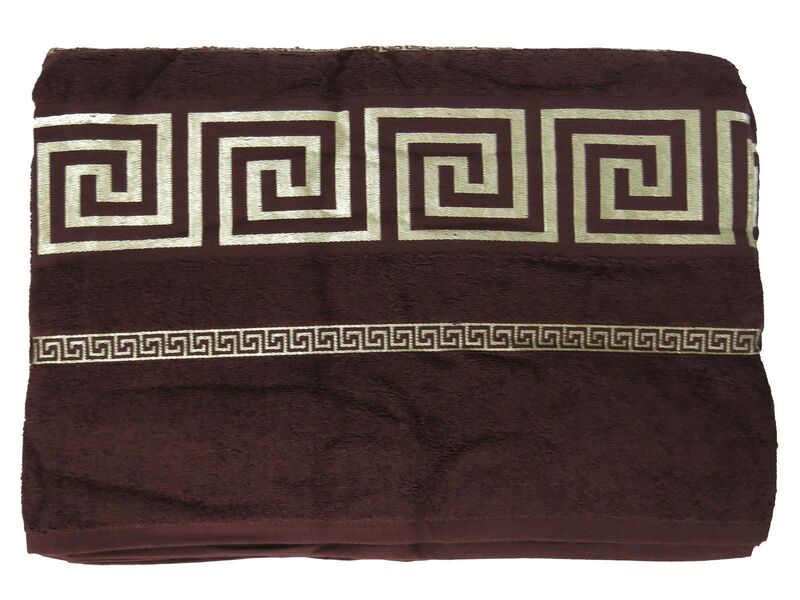 Простирадло махрова Parisa 400 євро 200 x 220 см, J-038 Caesar коричневе, ТМ Parisa Home - зображення 1