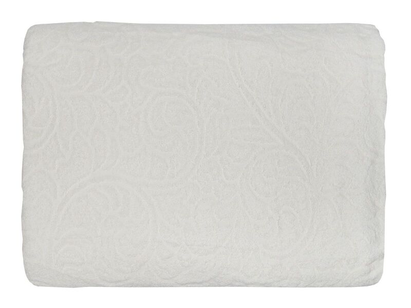 Простирадло махрове Parisa 400 євро 200 x 220 см., J-079 - N03 кремове, ТМ Parisa Home Узбекистан - зображення 1