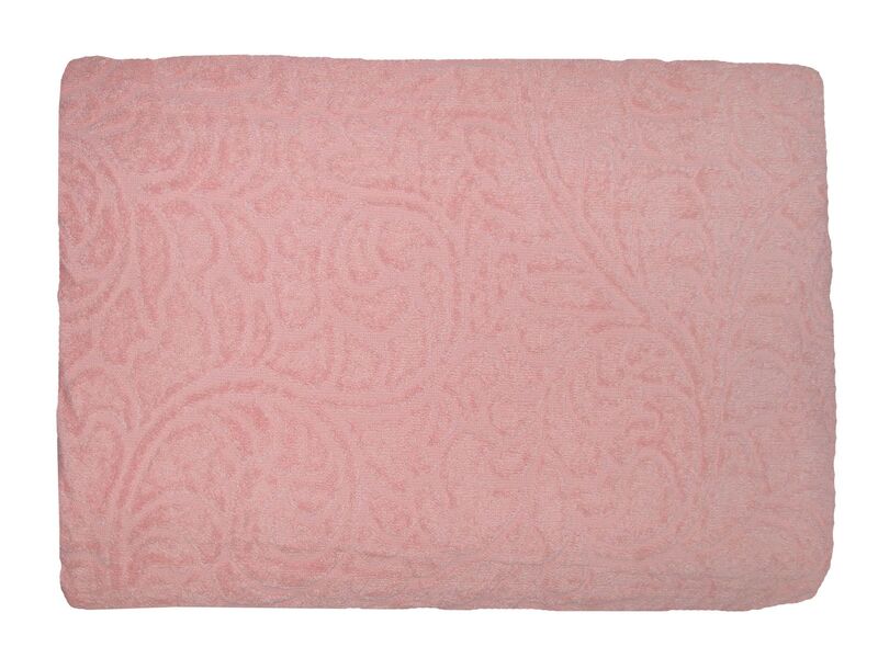 Простирадло махрове Parisa 400 євро 200 x 220 см., J-079 - N04 персикове, ТМ Parisa Home Узбекистан - зображення 1