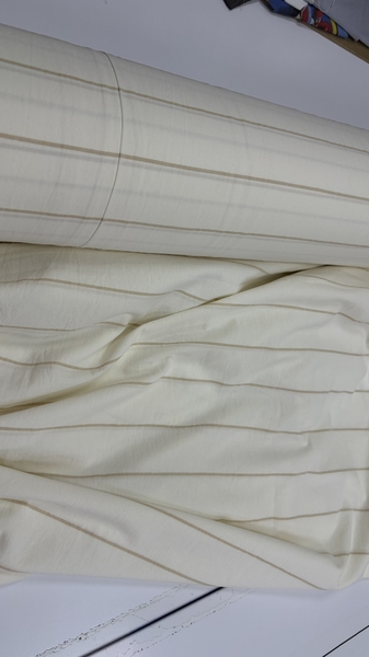 Постільна білизна Lonely Washed Cotton, 100 бавовна варена з бежевими лініями - зображення 4