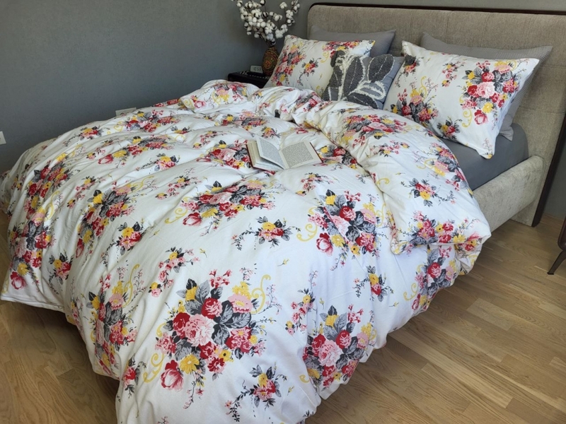 Комплект постільної білизни Маркіза/сіра гавань, Turkish flannel - зображення 6
