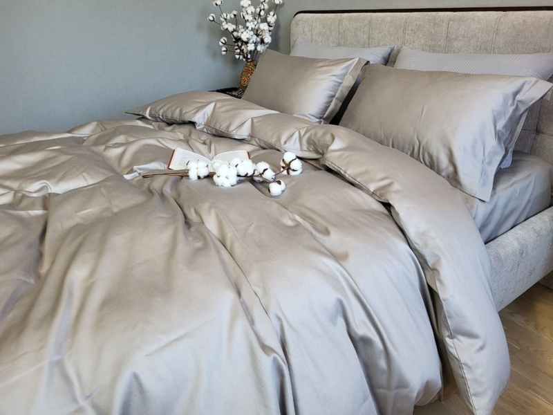 Комплект постельного белья MIRAGE GRAY, Turkish satin - изображение 14