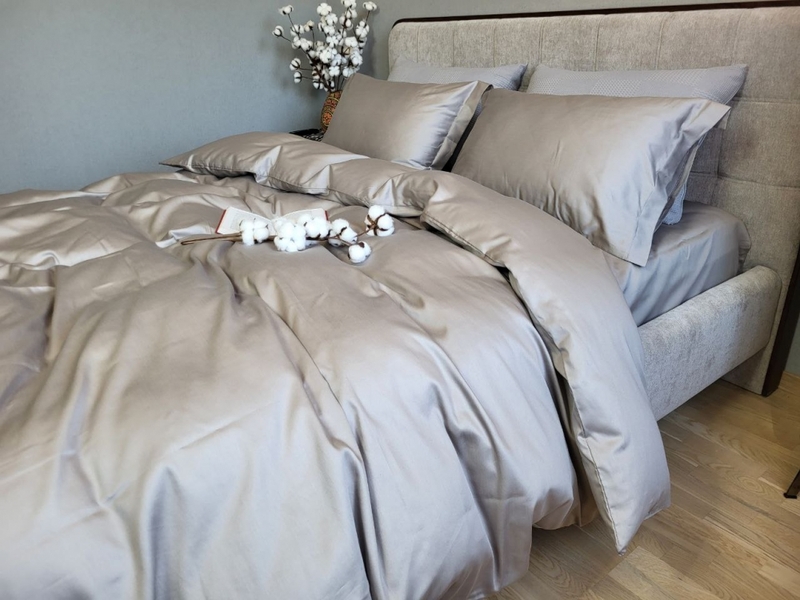 Комплект постельного белья MIRAGE GRAY, Turkish satin - изображение 4