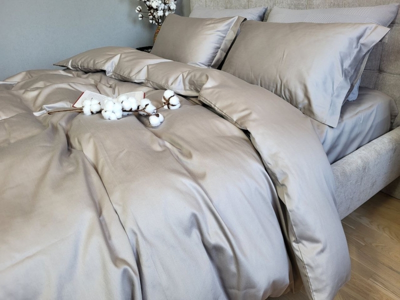 Комплект постельного белья MIRAGE GRAY, Turkish satin - изображение 6