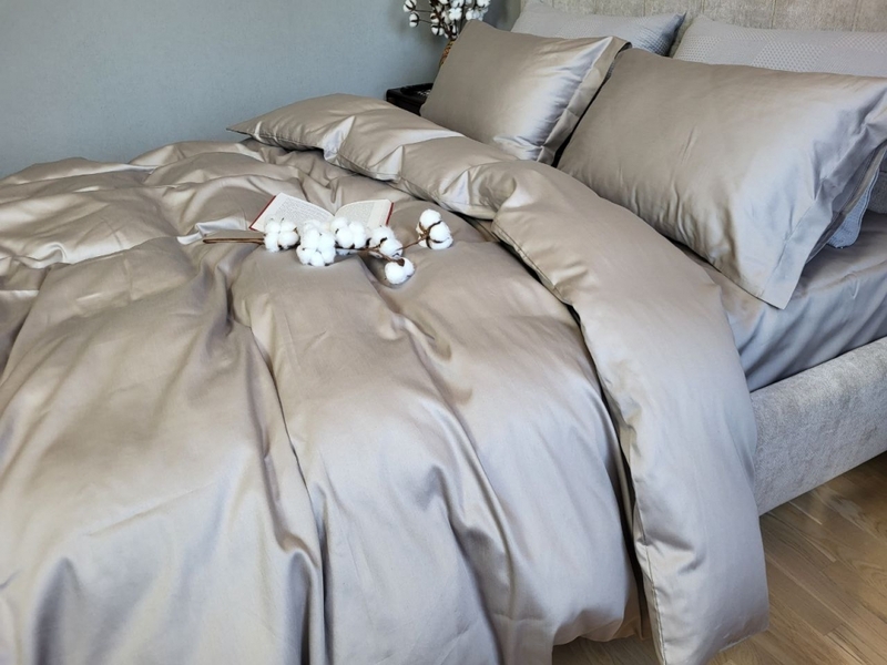 Комплект постельного белья MIRAGE GRAY, Turkish satin - изображение 8