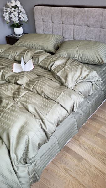 Комплект постільної білизни MULTI stripe RIPE OLIVE - зображення 13
