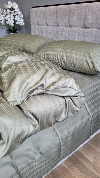 Комплект постільної білизни MULTI stripe RIPE OLIVE - зображення 15