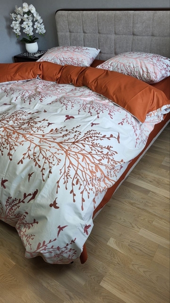 Комплект постельного белья Мираж терракот, cotton - изображение 11